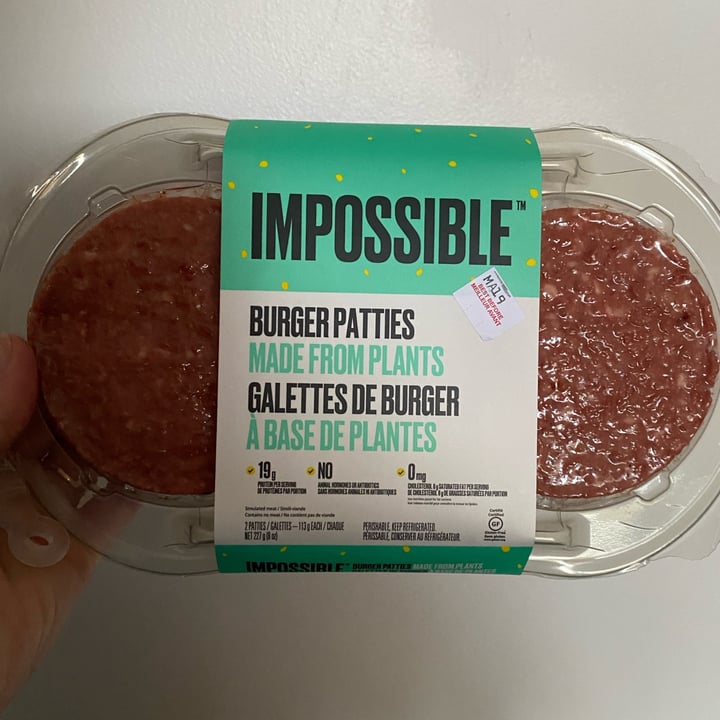 review photo of Impossible Foods Impossible Burger Patties shared by @slimkim24 on 17 May 2022 - review
