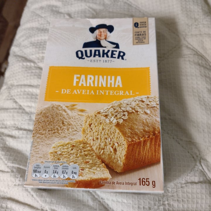 photo of Quaker Farinha De Aveia Integral shared by @cristinapereiraalves on  09 May 2022 - review