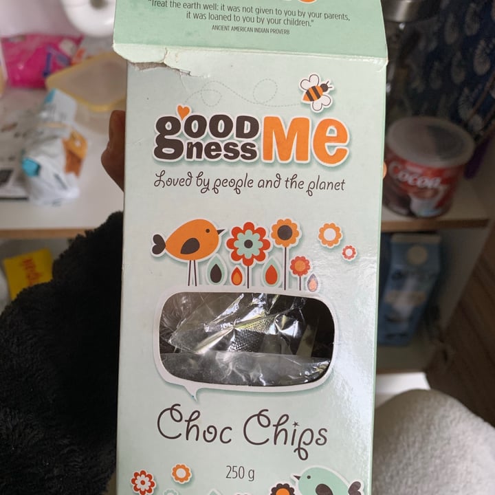 photo of Goodness Me Choc Chips shared by @veggielover20 on  04 Sep 2020 - review