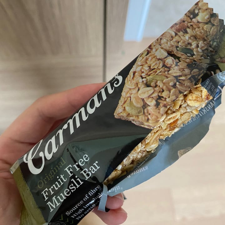 photo of Carman's Original Fruit Free Muesli Bars shared by @shan1ce on  10 Mar 2022 - review