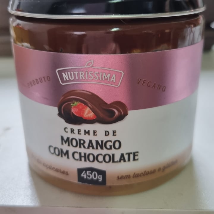 photo of Nutríssima Creme Com.morango E Chocolate shared by @neidebrandt on  22 May 2022 - review