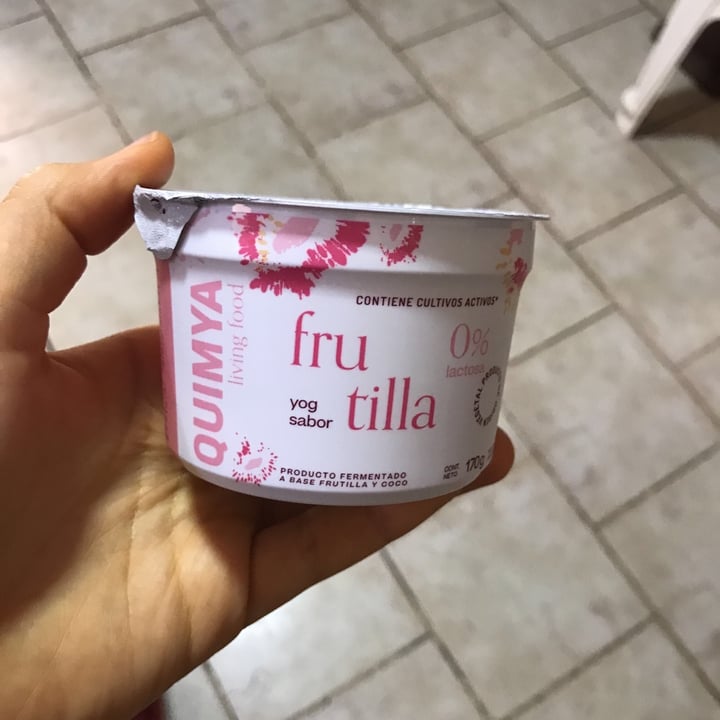 photo of Quimya Yogur sabor Frutilla shared by @cotigau on  14 Jul 2021 - review