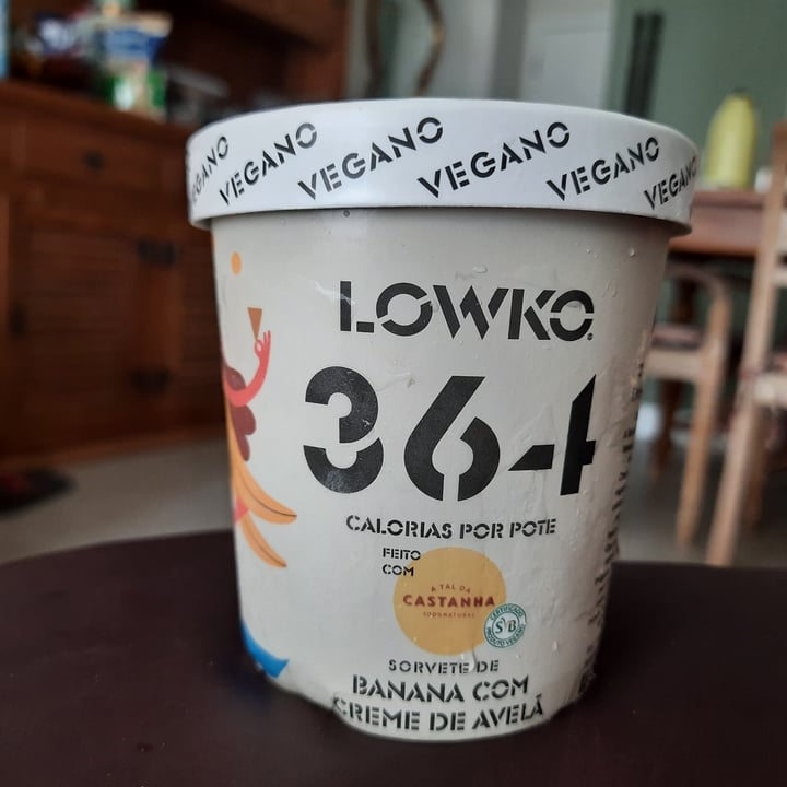 photo of Lowko Sorvete De Banana Com Creme De Avelã shared by @cyntiatomazelli on  22 Jan 2022 - review