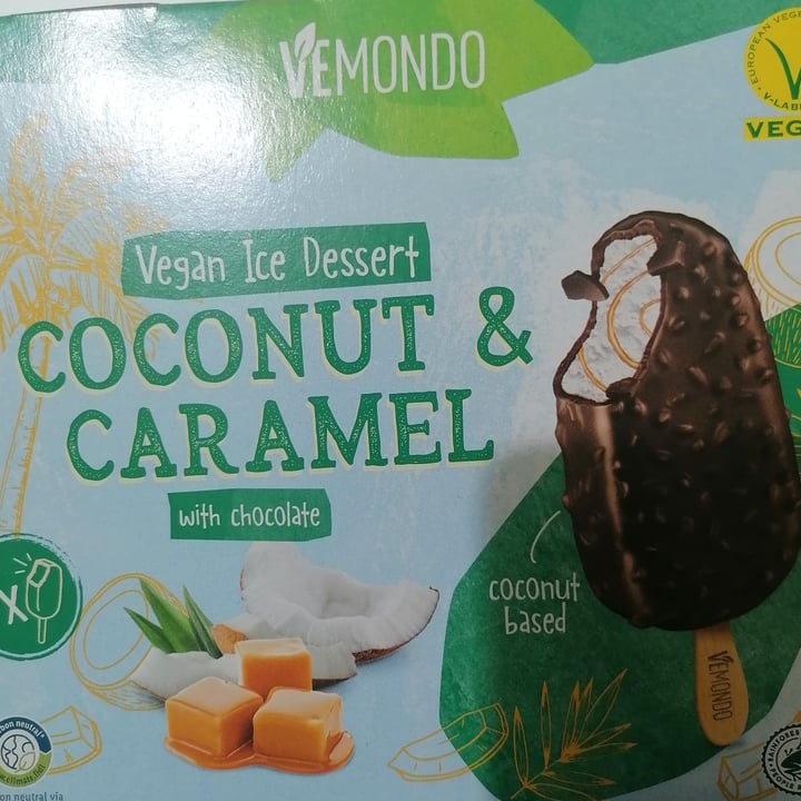 photo of Vemondo Vegan Ice Dessert Coconut & Caramel with chocolate shared by @bloodtear on  30 Sep 2022 - review