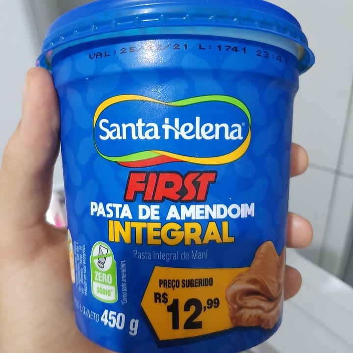 review photo of Santa Helena First pasta de amendoim shared by @fefehandriety on 14 Oct 2021 - review