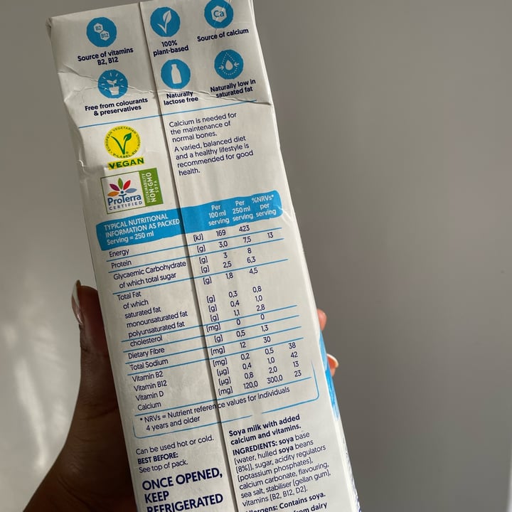 photo of Alpro Soy Milk Plant Protein 25g shared by @hungryheli on  14 Jan 2022 - review