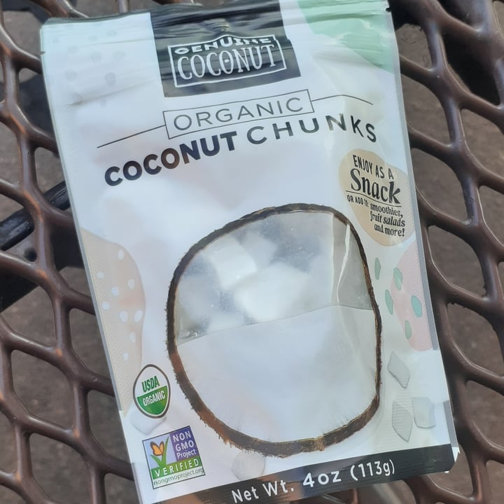 photo of Genuine Coconut Organic Coconut Chunks shared by @heartartichokehearts on  29 Jul 2022 - review