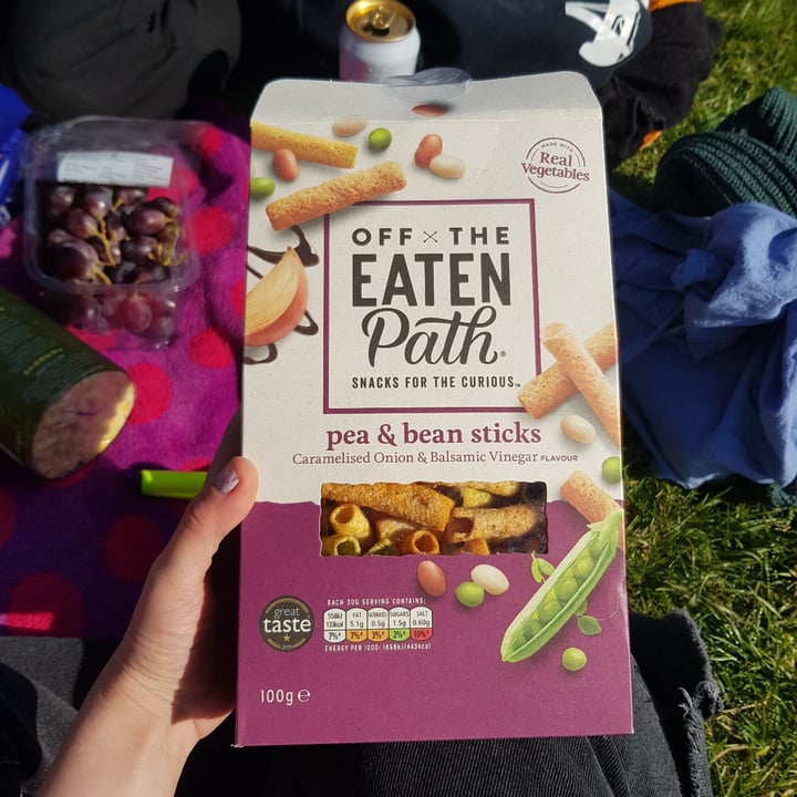 photo of Off The Eaten Path Pea & bean crunchy sticks shared by @marthsalt on  29 Apr 2021 - review