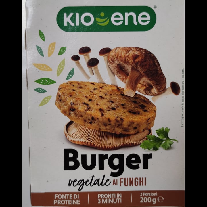 photo of Kioene Burger vegetale ai funghi shared by @animalsavematteo on  11 Nov 2021 - review