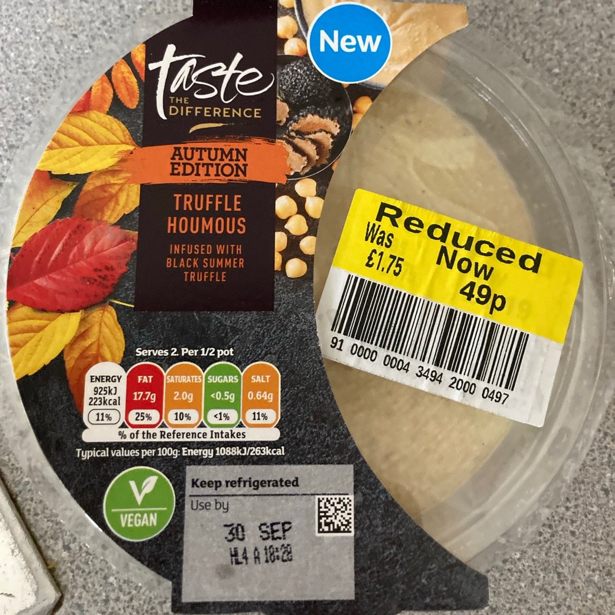 Sainsbury s Taste The Difference Truffle Hummus Reviews Abillion sainsbury-s-taste-the-difference-truffle-hummus-reviews-abillion