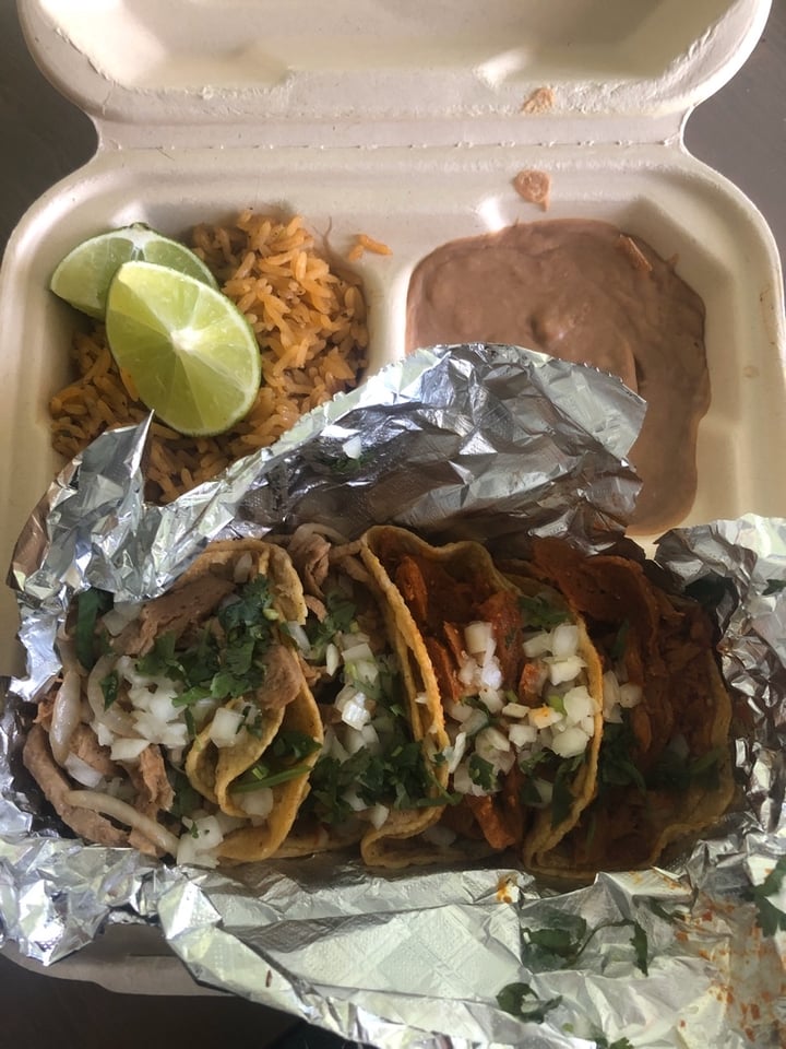 photo of Nissi Vegan Méxican Cuisine LLC. Vegmex Taco plate shared by @itsjobey on  28 Feb 2020 - review