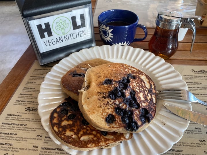 review photo of Holi Vegan Kitchen Pancakes shared by @davesveganadventures on 06 Apr 2020 - review