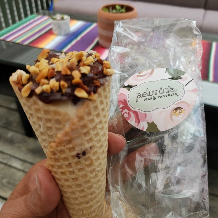 review photo of Petunia's Pies & Pastries Ice cream dipped cone shared by @francancook on 17 Jul 2020 - review