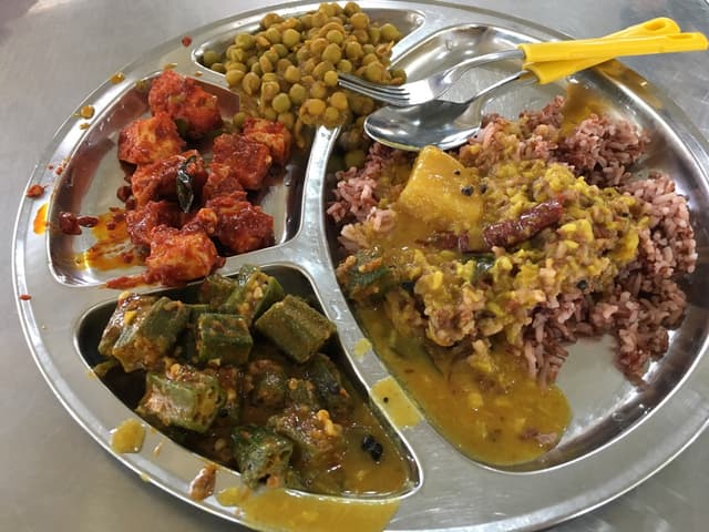 Photo of the dish “Indian Stall - Brown Rice with Vegetables”