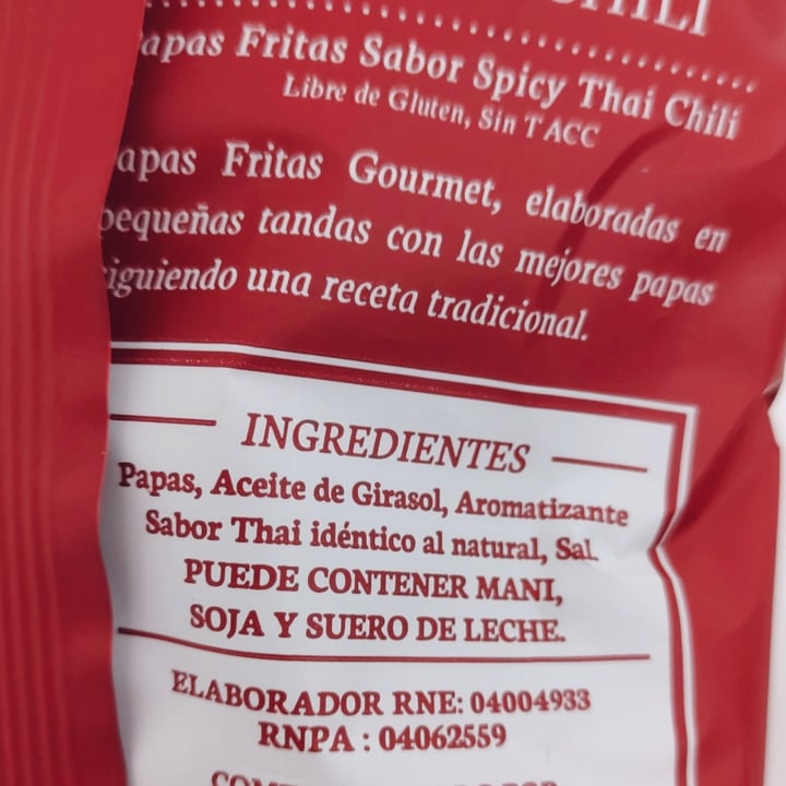photo of Boutique Chips Company Papas Fritas Spicy  Thai Chili shared by @poni on  11 Jul 2021 - review