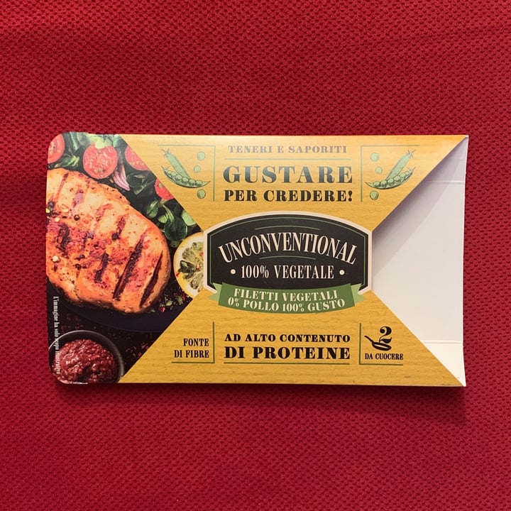photo of Unconventional Filetti Vegetali 0% Pollo 100% Gusto - Plant Based Fillet shared by @jessicabrunelli on  10 Apr 2022 - review