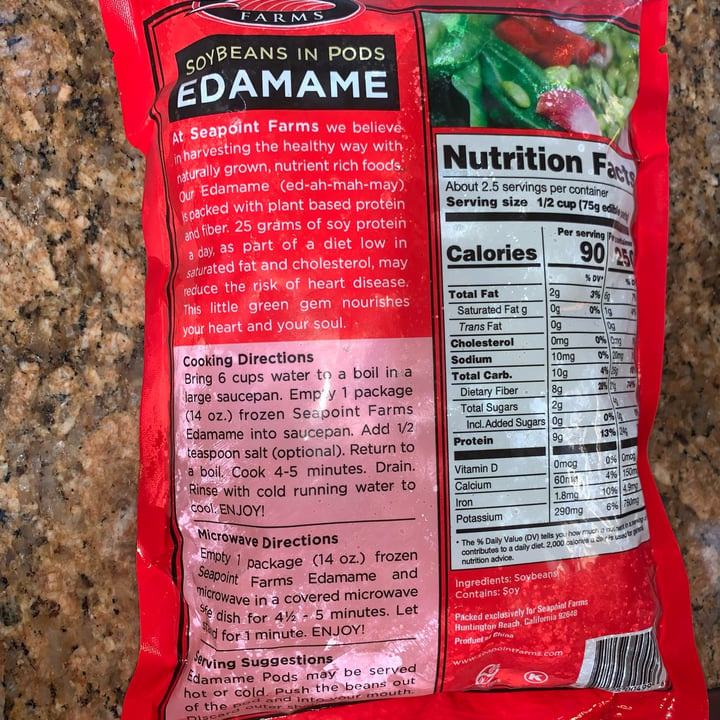 photo of Seapoint Farms Soybeans in Pods - Edamame shared by @usa-ute on  22 Sep 2022 - review