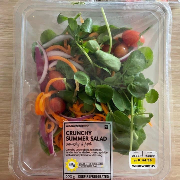 photo of Woolworths Food Crunchy Summer Salad shared by @thehumblechickpea on  25 Sep 2021 - review