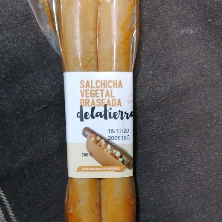 review photo of delatierra Salchicha vegetal shared by @rebeca.veg on 14 Jul 2020 - review
