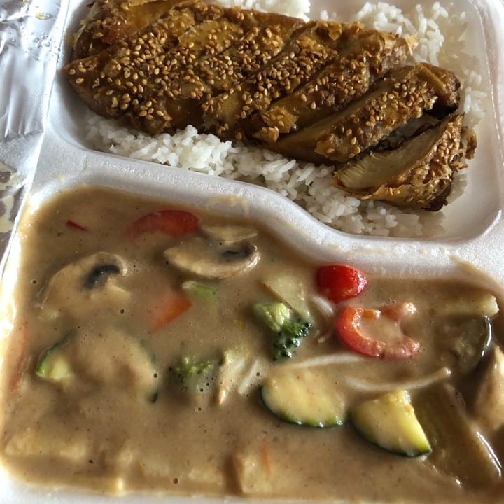 photo of Vegan Express Reis mit gebratener Ente und Erdnusssoße shared by @stefma on  14 Mar 2021 - review