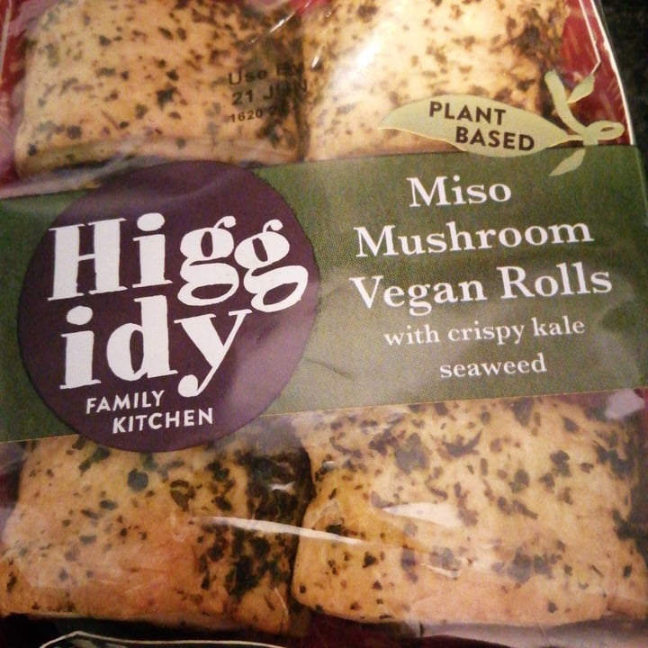 photo of Higgidy Miso Mushroom Vegan Rolls shared by @bunjamin72 on  22 Jun 2020 - review