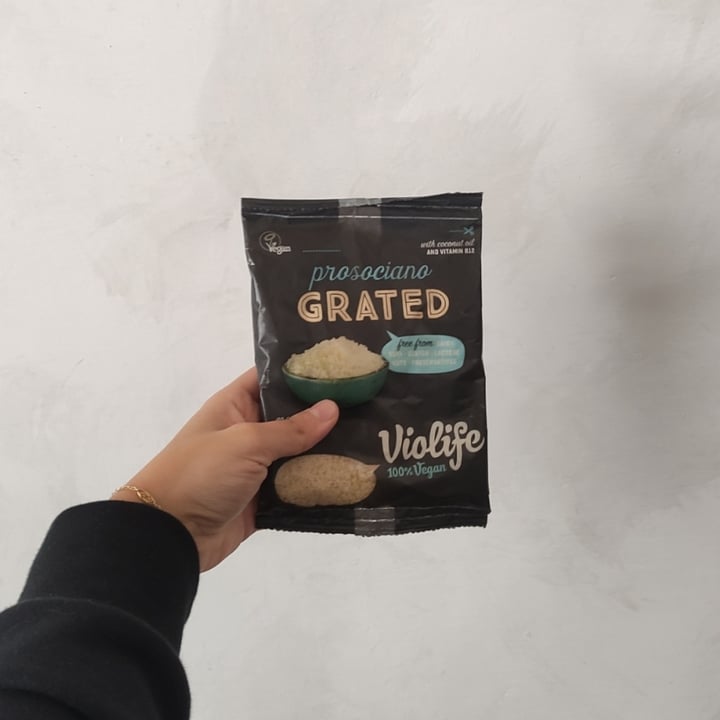 photo of Violife Prosociano Grated shared by @tastyveg on  27 Oct 2021 - review