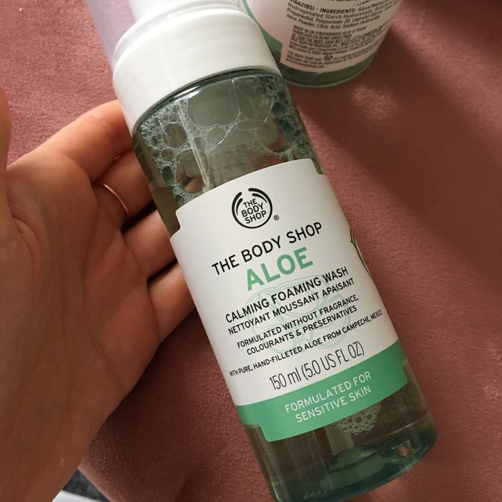 review photo of The Body Shop Aloe foaming face wash shared by @medi on 18 Oct 2020 - review