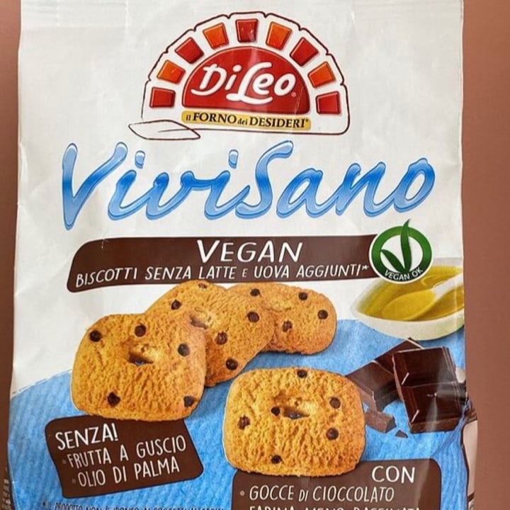 photo of Di Leo Cisano Biscotti Vegan Con Gocce Di Cioccolato shared by @luigia on  29 Mar 2022 - review