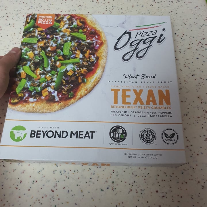 review photo of Pizza Oggi Texan Pizza shared by @iztapavegans on 14 Jul 2022 - review