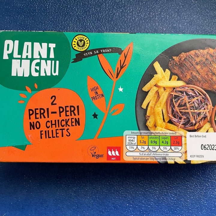 photo of Plant Menu 2 Peri-Peri No Chicken Fillets shared by @missykab on  29 Sep 2021 - review