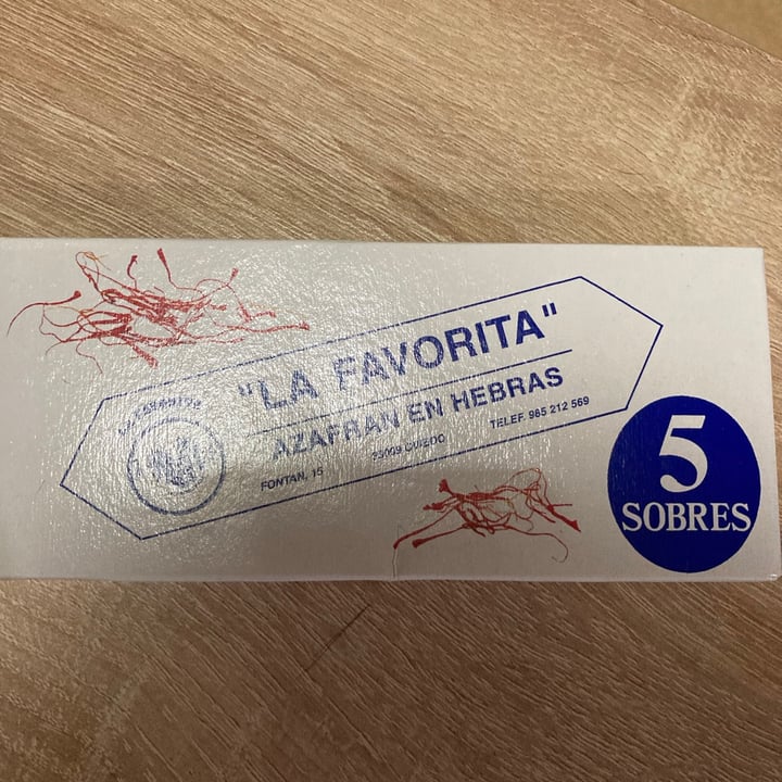 photo of La favorita Azafrán hebras shared by @sirfalopio on  28 Apr 2021 - review