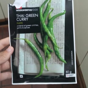 Woolworths green cheap curry paste