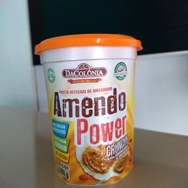 photo of DaColônia Amendo Power Crunch shared by @veganamor on  03 Nov 2022 - review