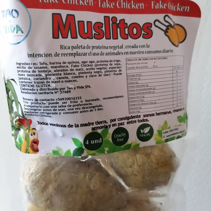 photo of Tao y Vida Fake Chicken Muslitos shared by @francisahua on  25 Jan 2021 - review