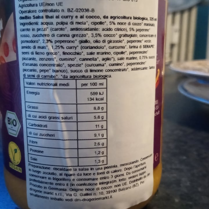 photo of dmBio Thai Curry Sauce shared by @lucythewombat on  04 May 2022 - review