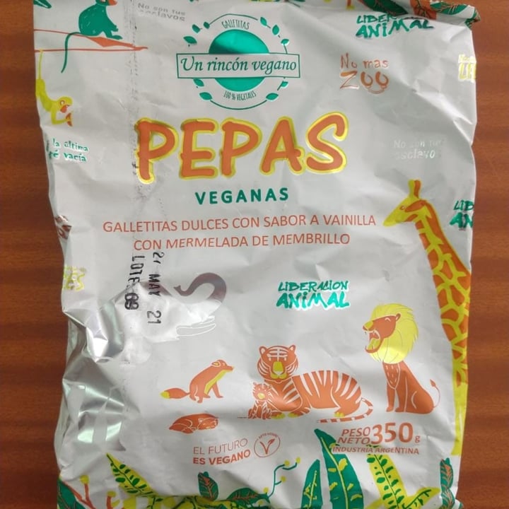 review photo of Un Rincón Vegano Pepas Galletitas Dulces con Sabor a Vainilla con Mermelada de Membrillo shared by @micccasosa on 01 Mar 2021 - review