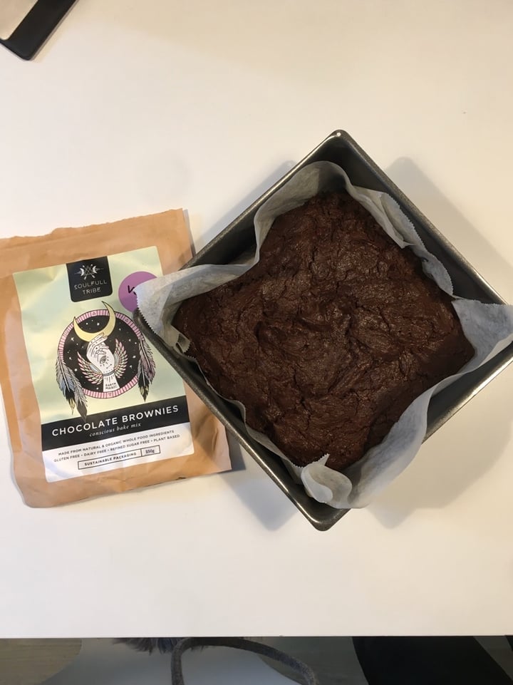 photo of soulfull tribe chocolate brownies - conscious bake mix shared by @bellahm on  16 Apr 2020 - review