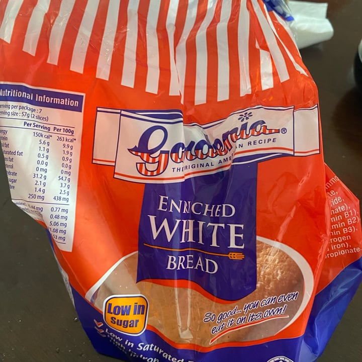 photo of Gardenia enriched white bread shared by @jhh on  27 Mar 2022 - review