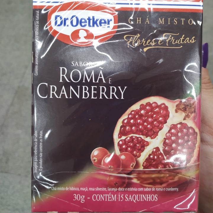 photo of Chá Dr. Oetker Cranberry chá de flores e frutas shared by @naninha123 on  08 May 2022 - review