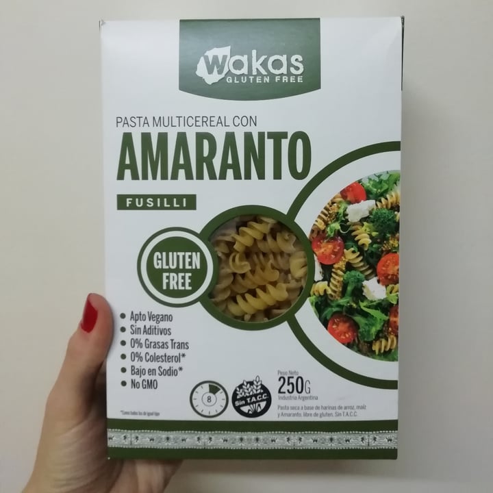 photo of Wakas Pasta Multicereal con Amaranto shared by @nanaesquivel on  11 Aug 2021 - review