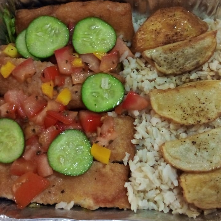 review photo of Family Restaurante Vegetariano Massa Chinesa Peixe vegetariano com vinagrete shared by @lujoya on 02 Jul 2022 - review