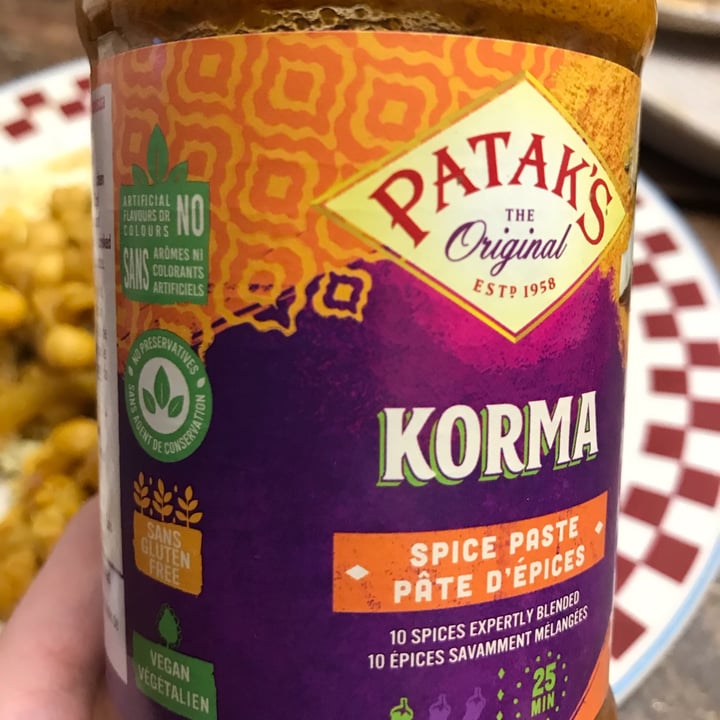 photo of Patak's Korma spice paste shared by @maryanarch on  24 Mar 2022 - review