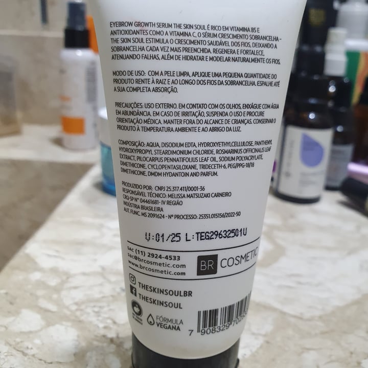 review photo of the skin soul Eye Brown Growth Serum shared by @analarissima on 10 May 2022 - review