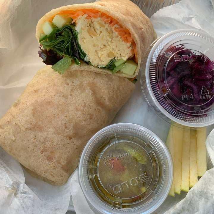 photo of Shayna B's By The Sea Hummus & Veggie Wrap shared by @beckyhealthcoach on  03 May 2022 - review