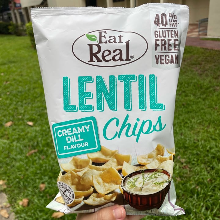photo of Eat Real Lentil Chips Creamy Dill Flavour shared by @eunyellow on  24 May 2021 - review