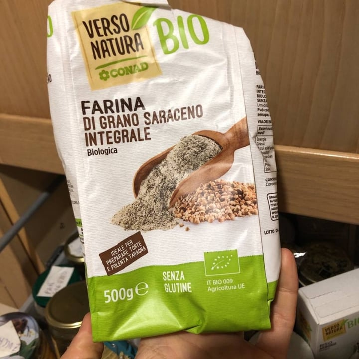 photo of Verso Natura Conad Veg Farina di grano saraceno integrale shared by @quattrocalzini on  30 Mar 2022 - review