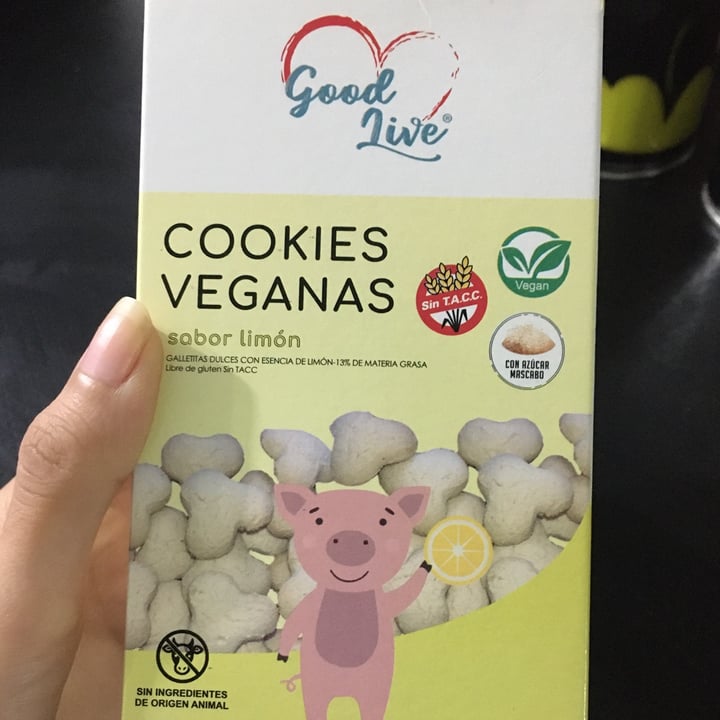 photo of Good live Cookies Sabor Limón shared by @camiivegan on  31 Aug 2022 - review