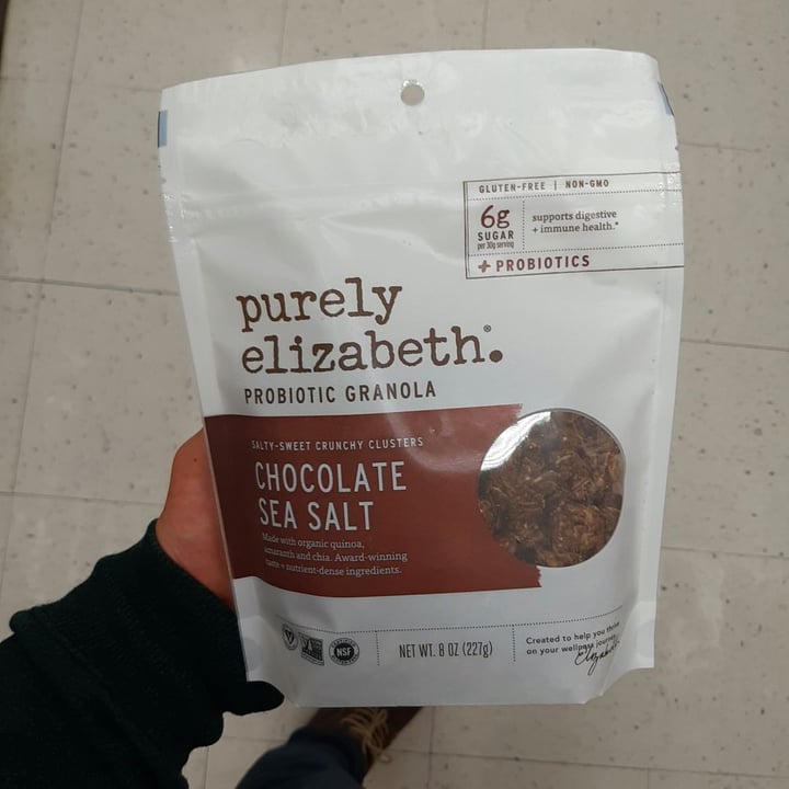 photo of Purely Elizabeth Purely Elizabeth Chocolate Sea Salt Granola shared by @nico-aguilera on  01 Mar 2020 - review
