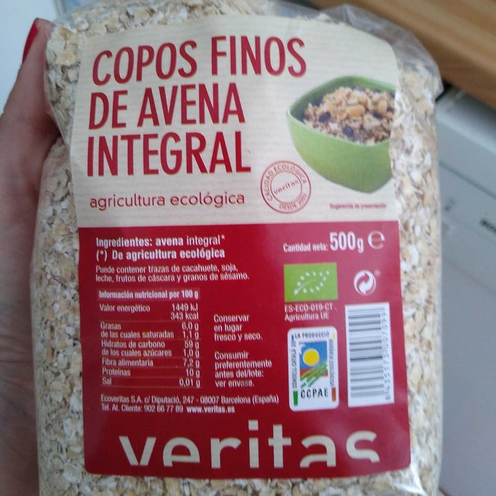 review photo of Veritas Copos de avena finos shared by @vikil on 18 Jul 2020 - review