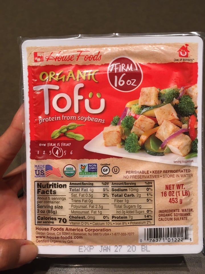 photo of House Foods House Foods Organic Tofu shared by @teresannnnnn on  11 Jan 2020 - review
